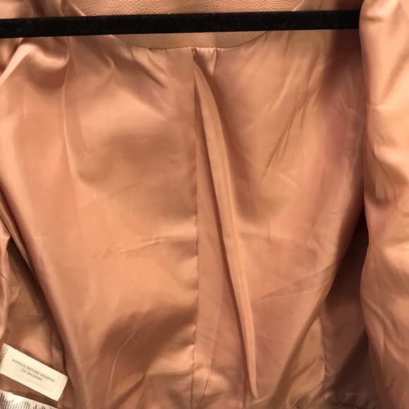LOFT PINK LEATHER BLAZER - Picture 5 of 6